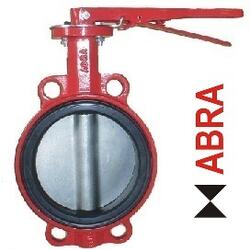 Затвор поворотный межфланцевый ABRA-BUV-VF866D150H Ду150 Ру16 с рукояткой