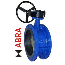 Затвор поворотный фланцевый ABRA-BUV-FL226D250G Ду250 Ру10 с редуктором