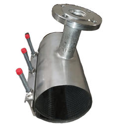 Хомут врезной ОД=125-135 L=300 фланец ДУ50